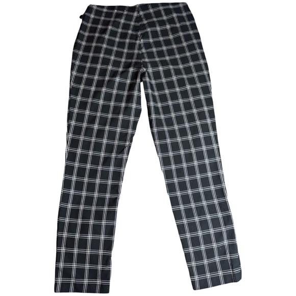 Jules & Leopold Black Plaid Tie Waist Pants Size L Work Career Pants - Picture 6 of 9